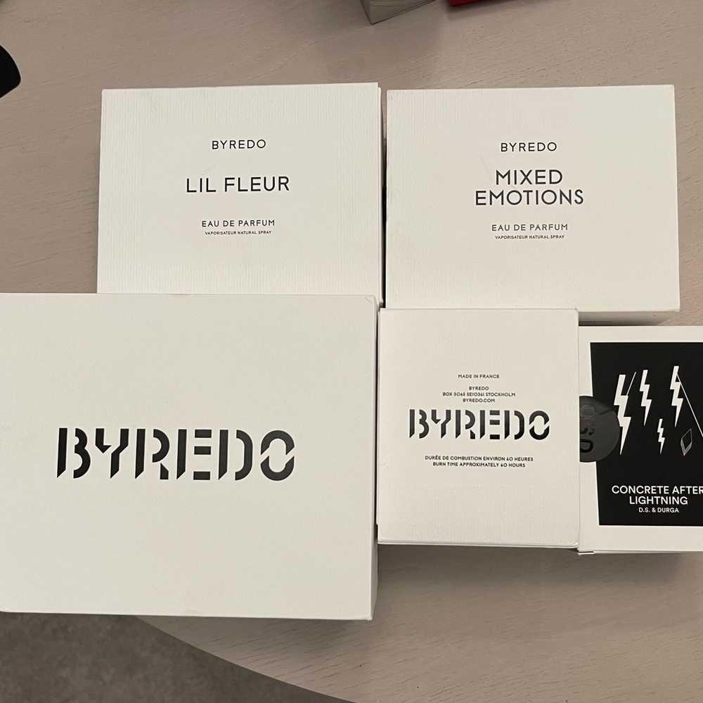 Byredo Luxury Perfume & Candle Boxes - Aesthetic!